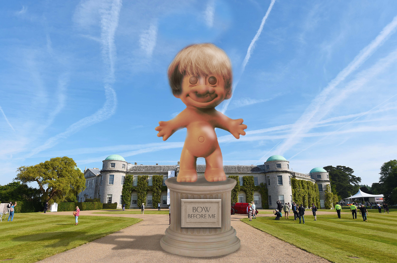 Jalopnik Division of Colossal Sculpture and Earthworks Proposed Bernie Ecclestone sculpture, 2017